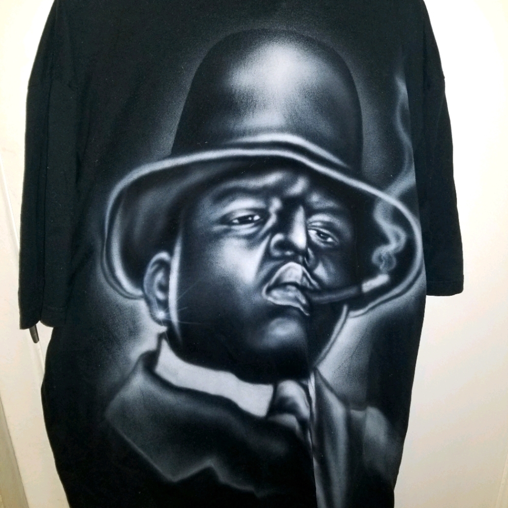 NOTORIOUS BIG AIRBRUSH TEE SIZE 4XL